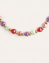 L'Amour à Paris Color Stainless Steel Gold Necklace