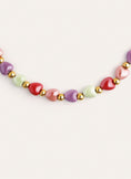 L'Amour à Paris Color Stainless Steel Gold Necklace