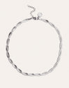 Collier Double Lisse Twister Acier - vista 4