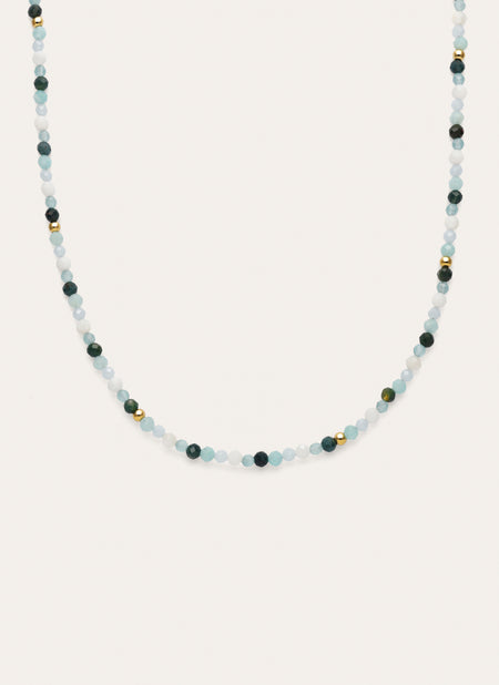 Collar Long Altea Ice Acero long Baño Oro