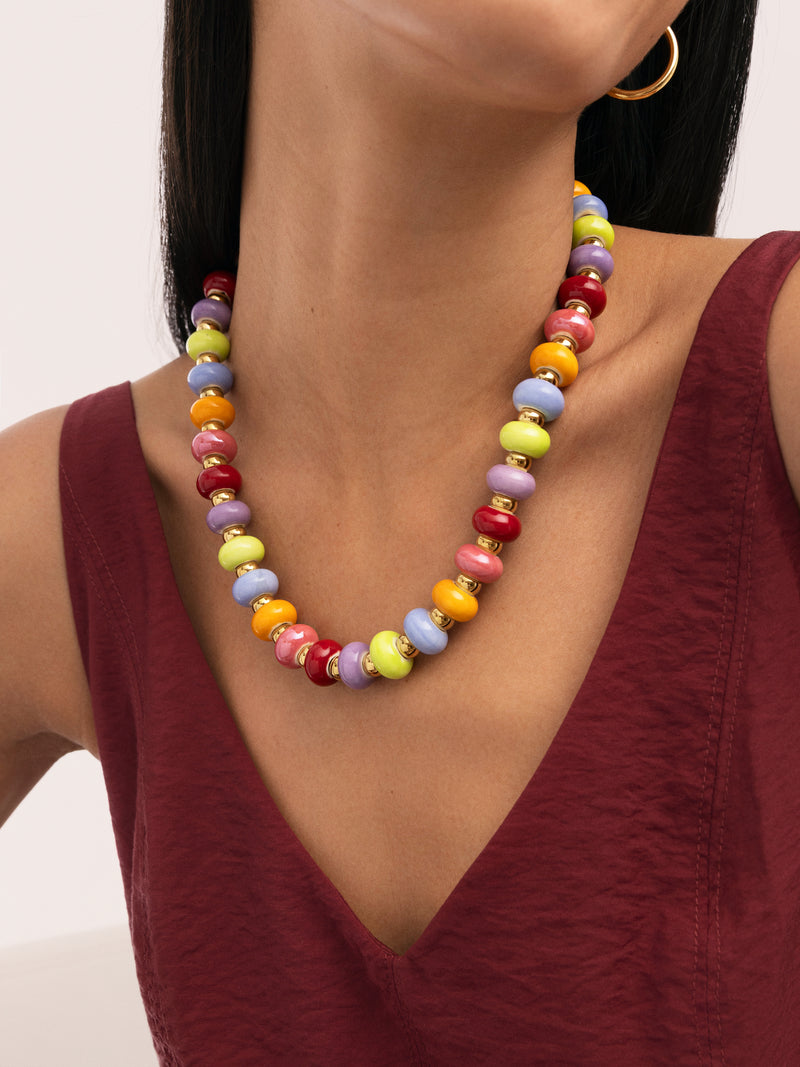 Maxi Frida Stainless Steel Gold Necklace