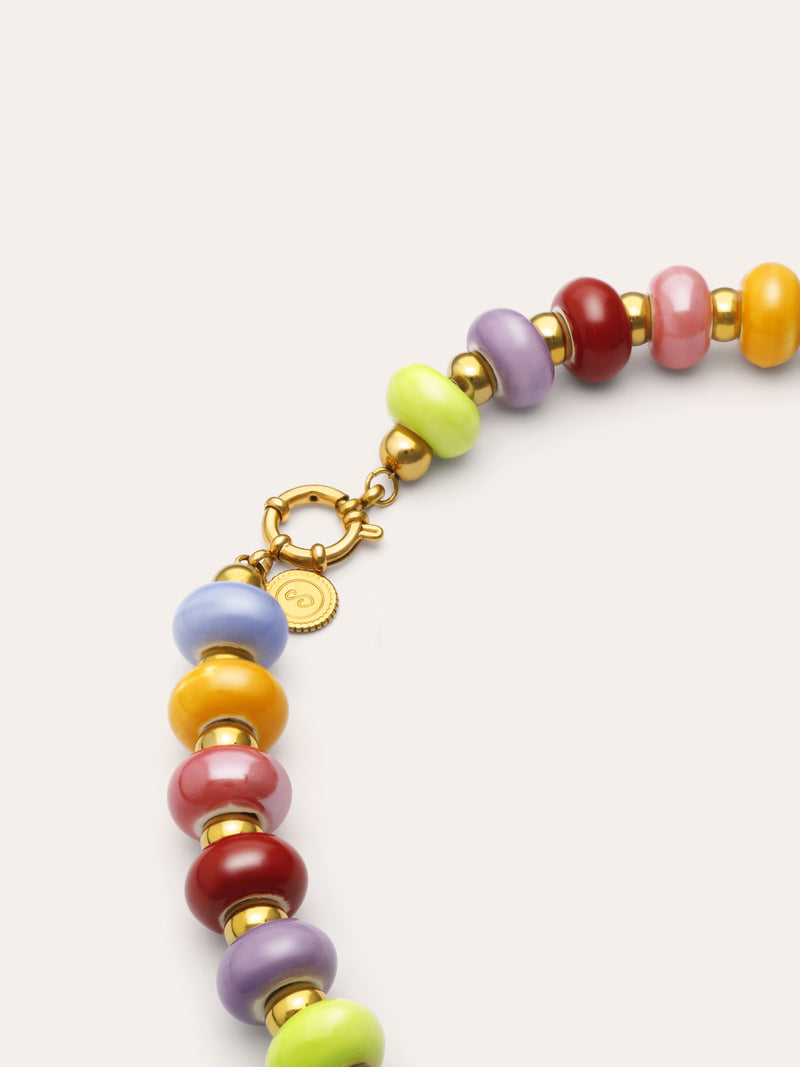 Maxi Frida Stainless Steel Gold Necklace