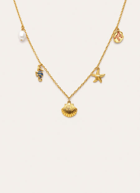 Collar Marítima Baño Oro