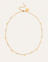 Collar Mini Spark Drop Baño Oro - vista 4