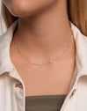 Collier Mini Spark Drop - puesto en modelo