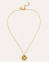 Collar Medallion Five Stones Mística Acero Baño Oro - vista 5