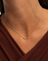 Collar Mini Cava Baño Oro