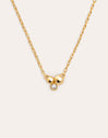 Collar Mini Cava Baño Oro