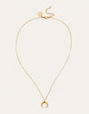 Collier Moonset Acier plaqué or - vista 5