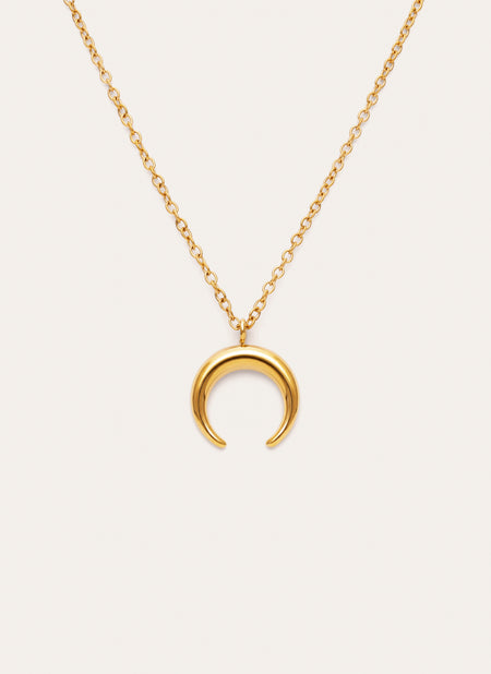 Colar Moonset Aço Banhado a Ouro
