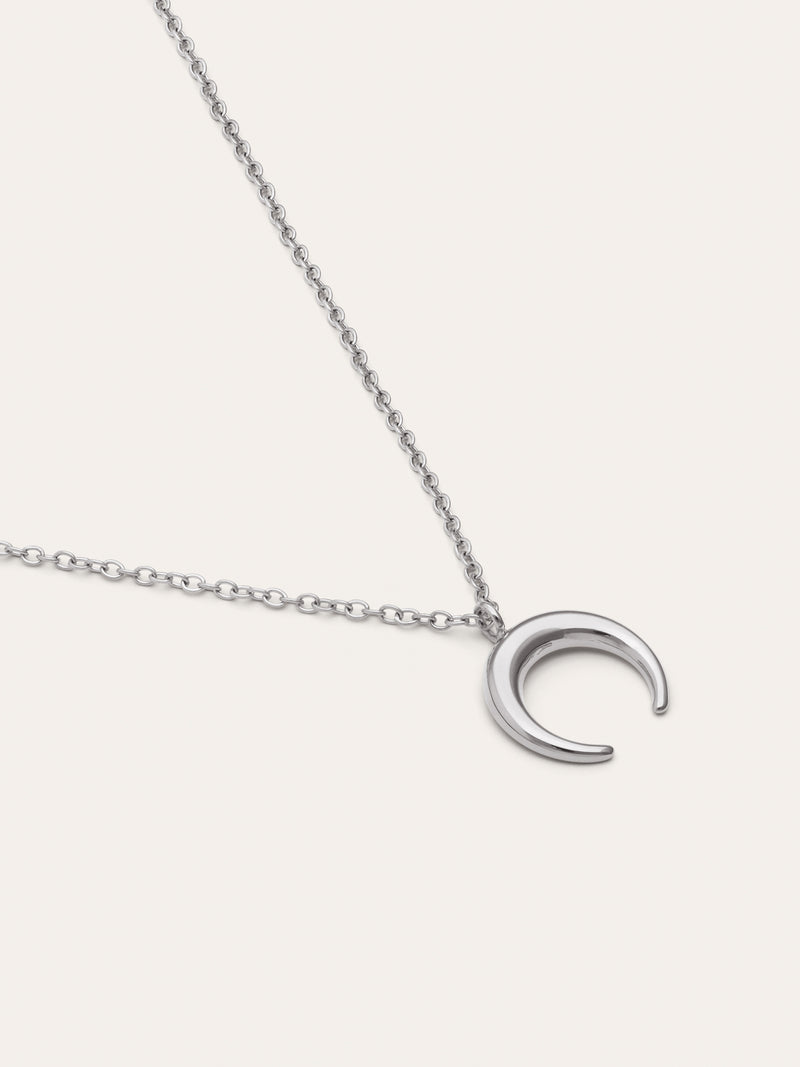 Collar Moonset Acero