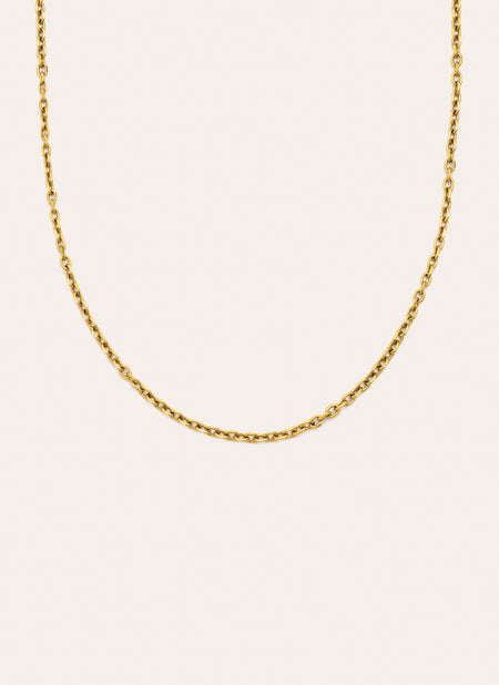 Orla Rope Stainless Steel Gold Necklace 