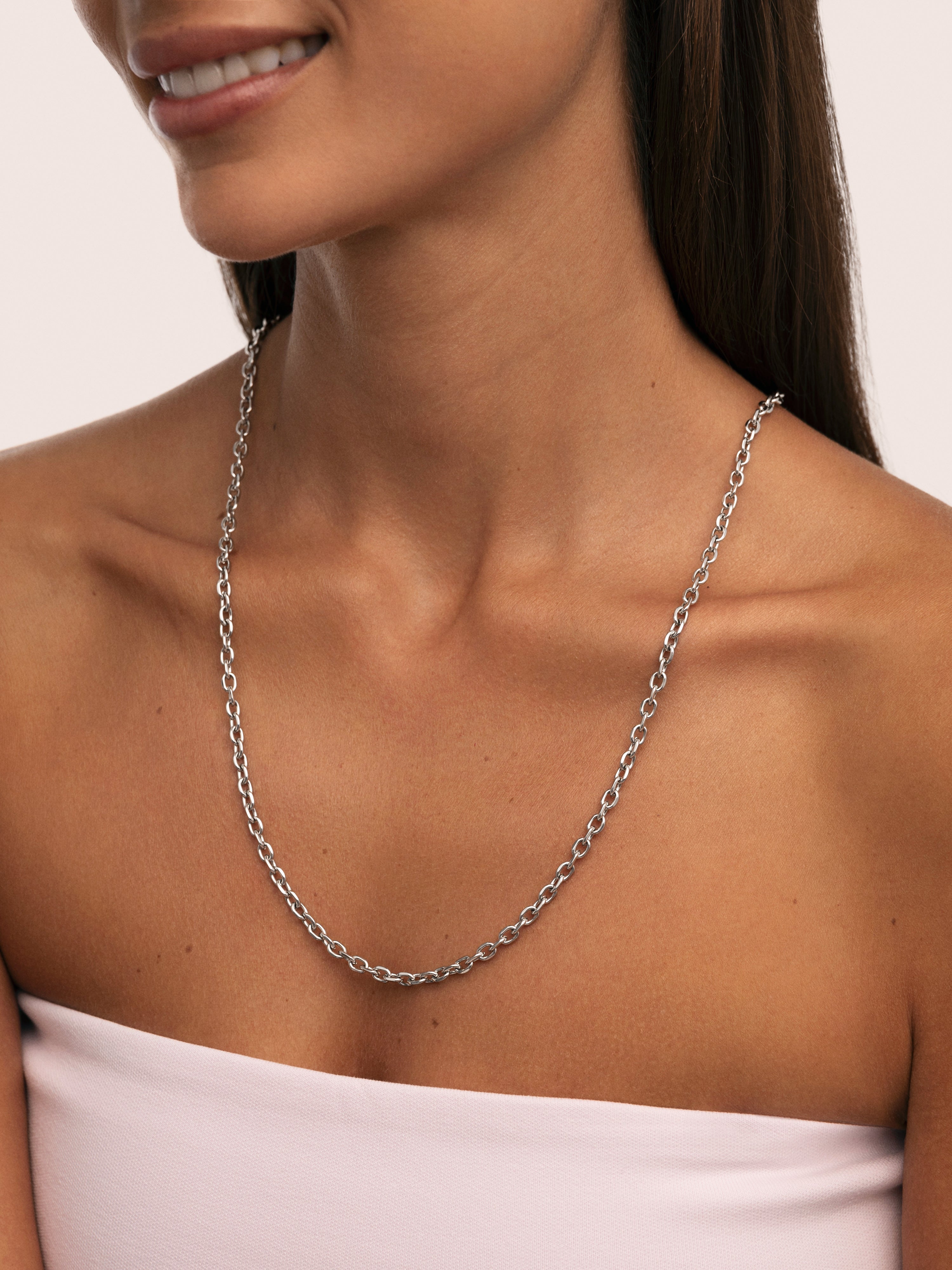 Orla Rope Stainless Steel Necklace