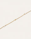 Pearl Dots Stainless Steel Gold Necklace
