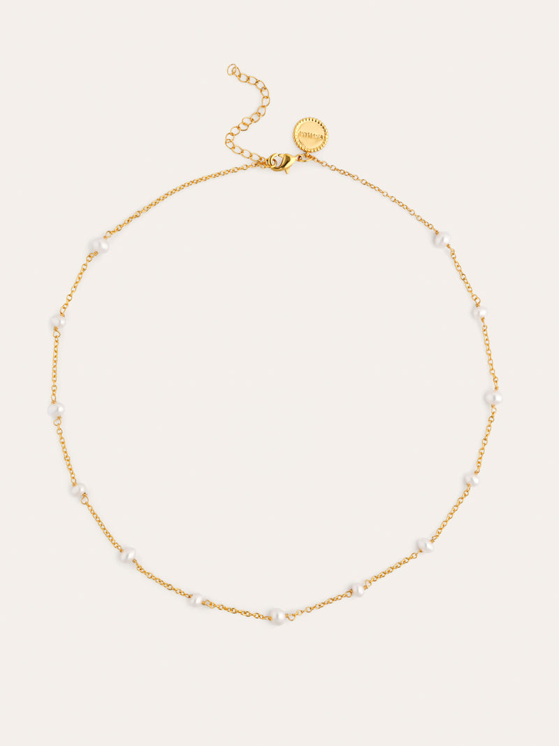Collana Pearl & Pearls Placcata Oro