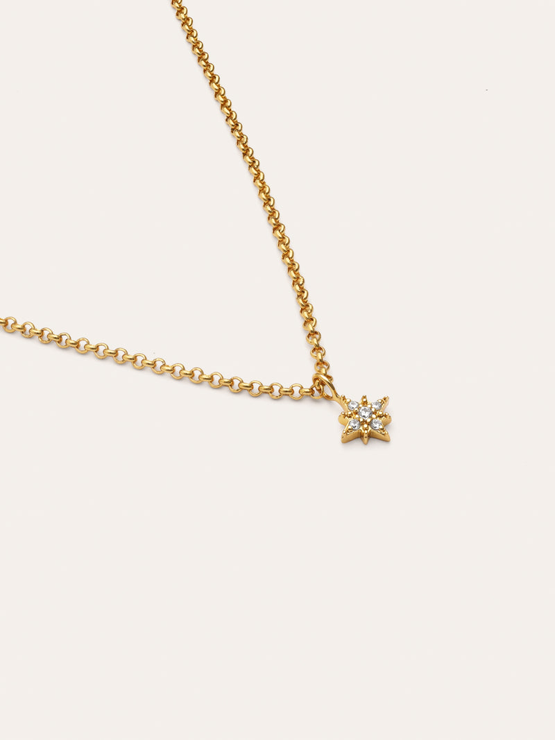 Collar Polar Star Baño Oro