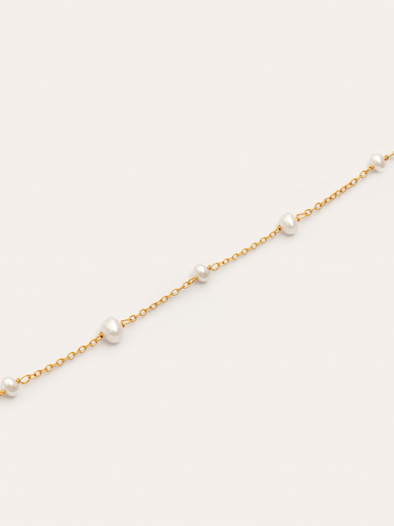 Pearl & Pearls Gold Necklace