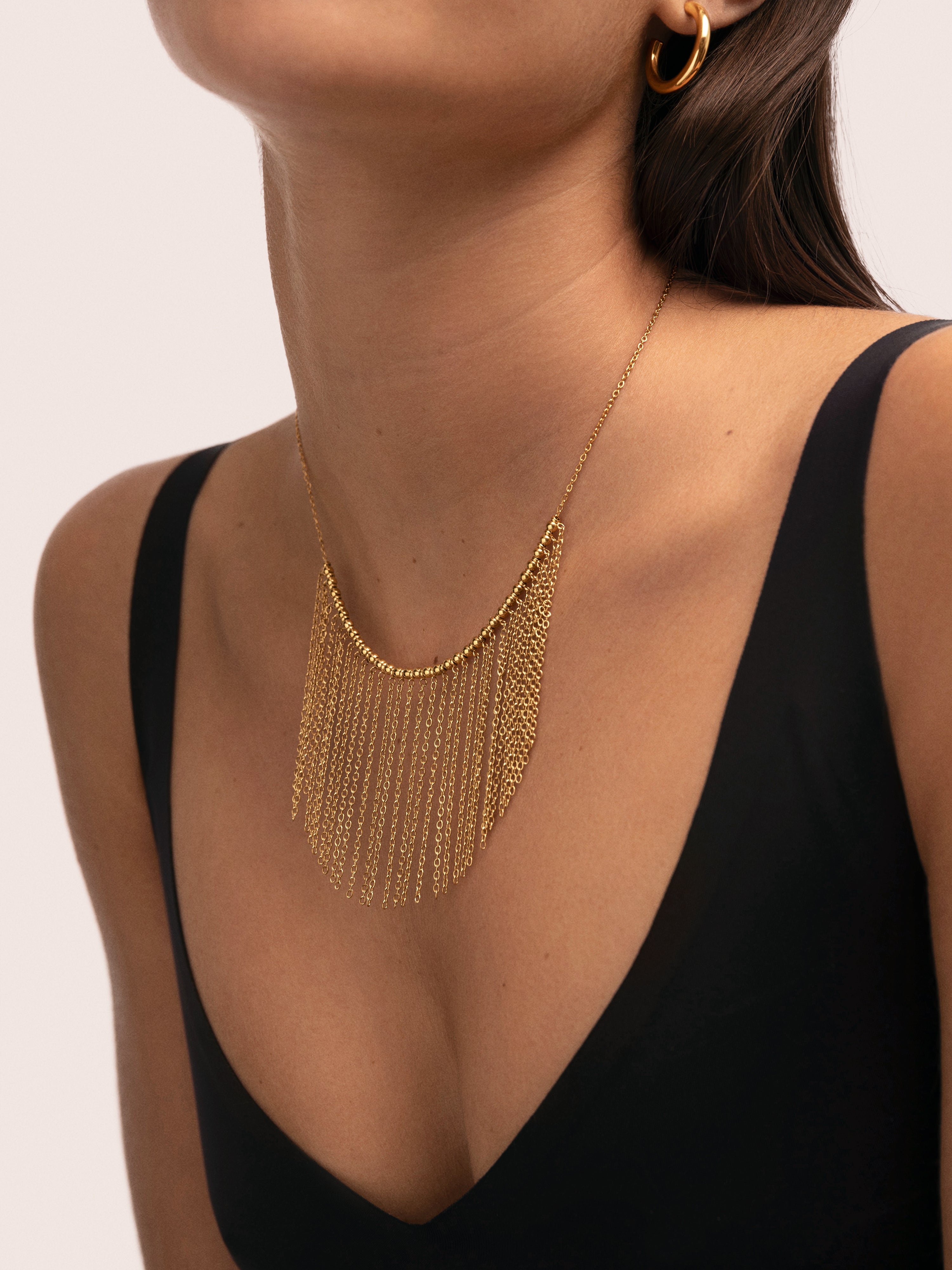 Collar Regina Acero Baño Oro