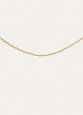Collar Serpentine Acero Baño Oro