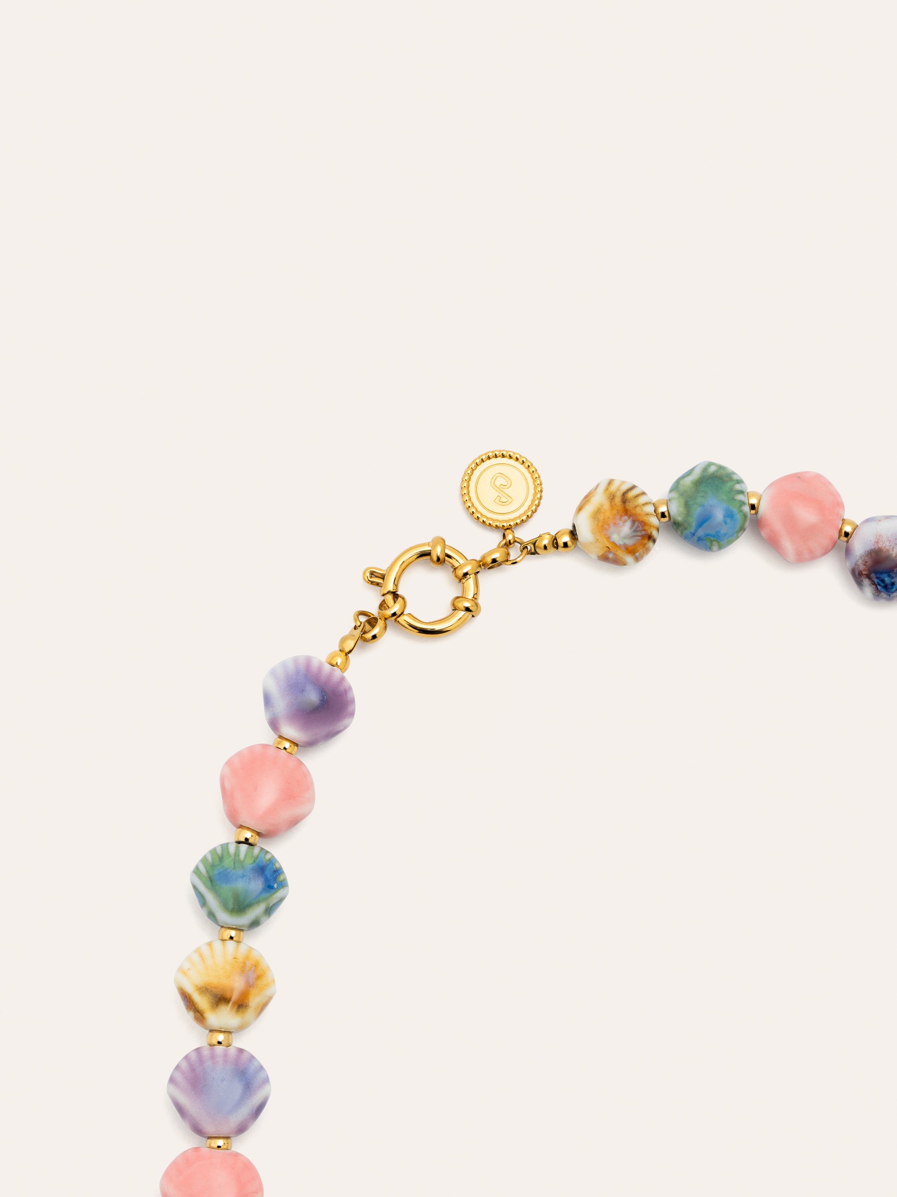 Collar Seaside Acero Baño Oro