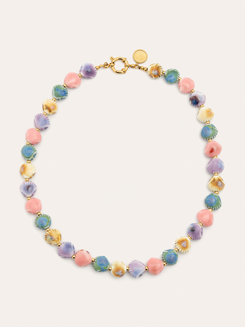 Seaside Stainless Steel Gold Necklace 