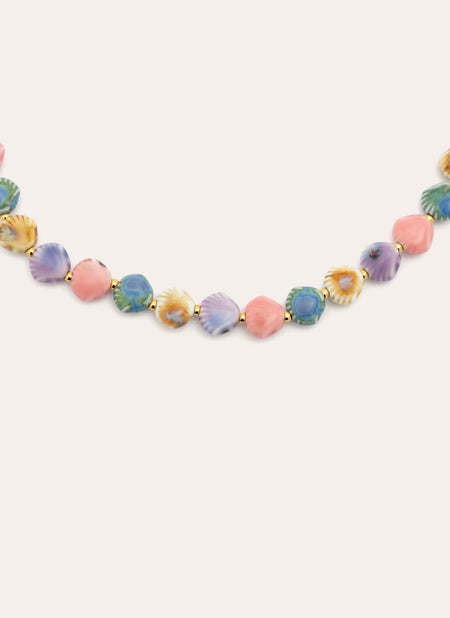 Collar Seaside Acero Baño Oro