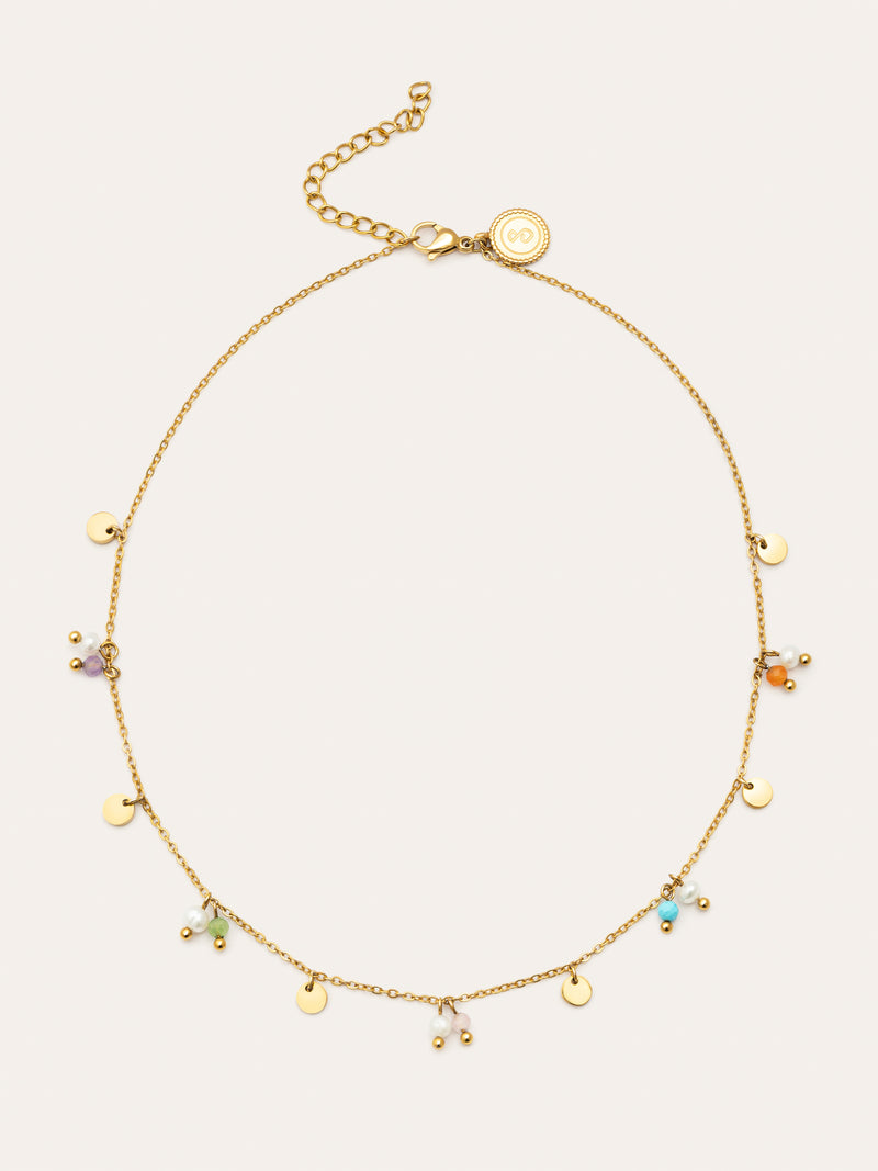 Shamira Stainless Steel Gold Necklace