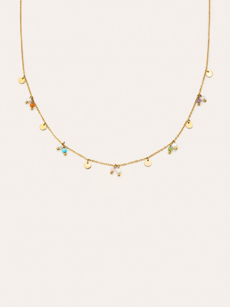Shamira Stainless Steel Gold Necklace