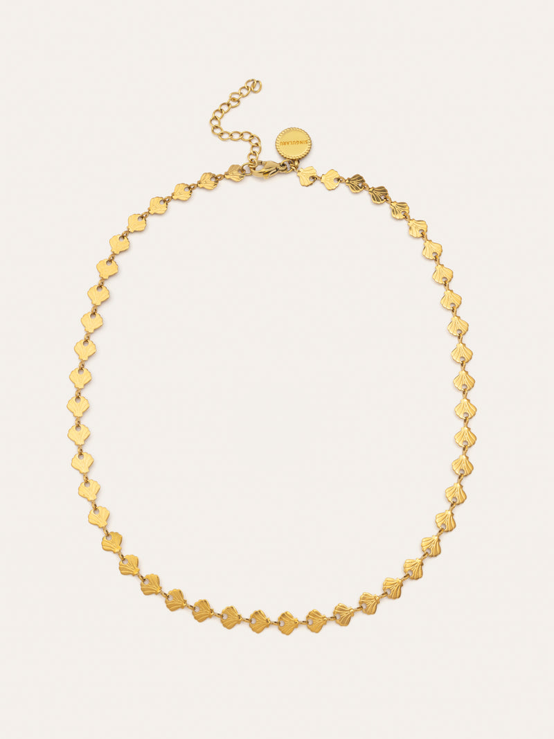 Shells Stainless Steel Gold Necklace