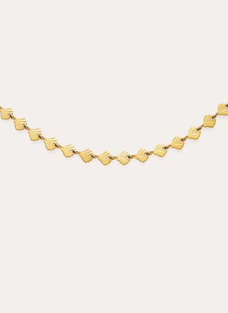 Shells Stainless Steel Gold Necklace