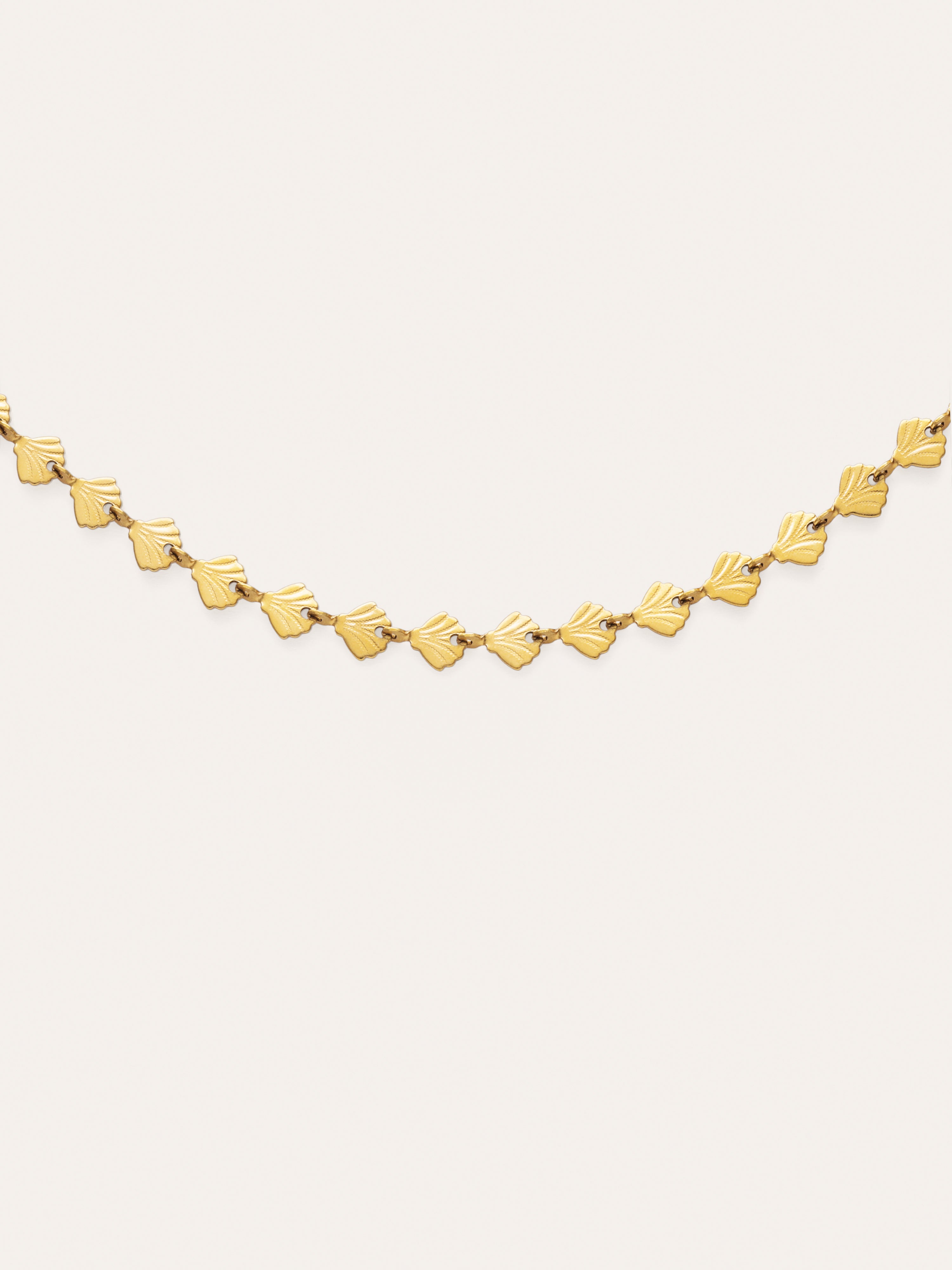 Shells Stainless Steel Gold Necklace