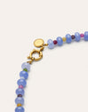 Skycolor Stones Stainless Steel Gold Necklace