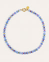 Skycolor Stones Stainless Steel Gold Necklace