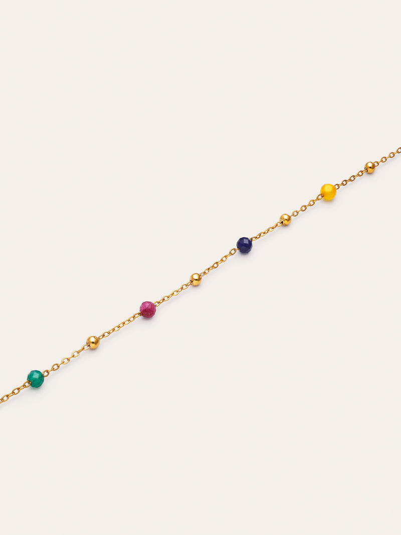 Collana Sophie Colors Acciaio Placcata Oro