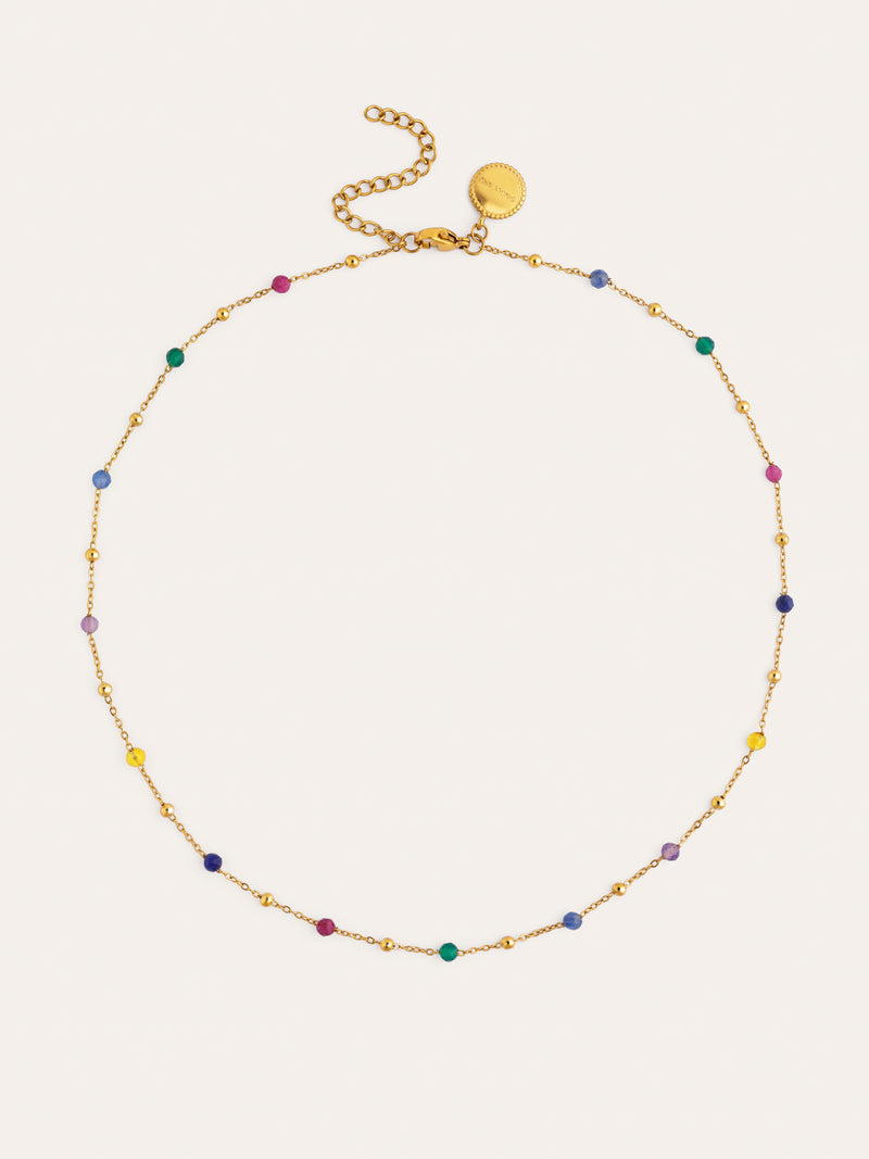 Collana Sophie Colors Acciaio Placcata Oro