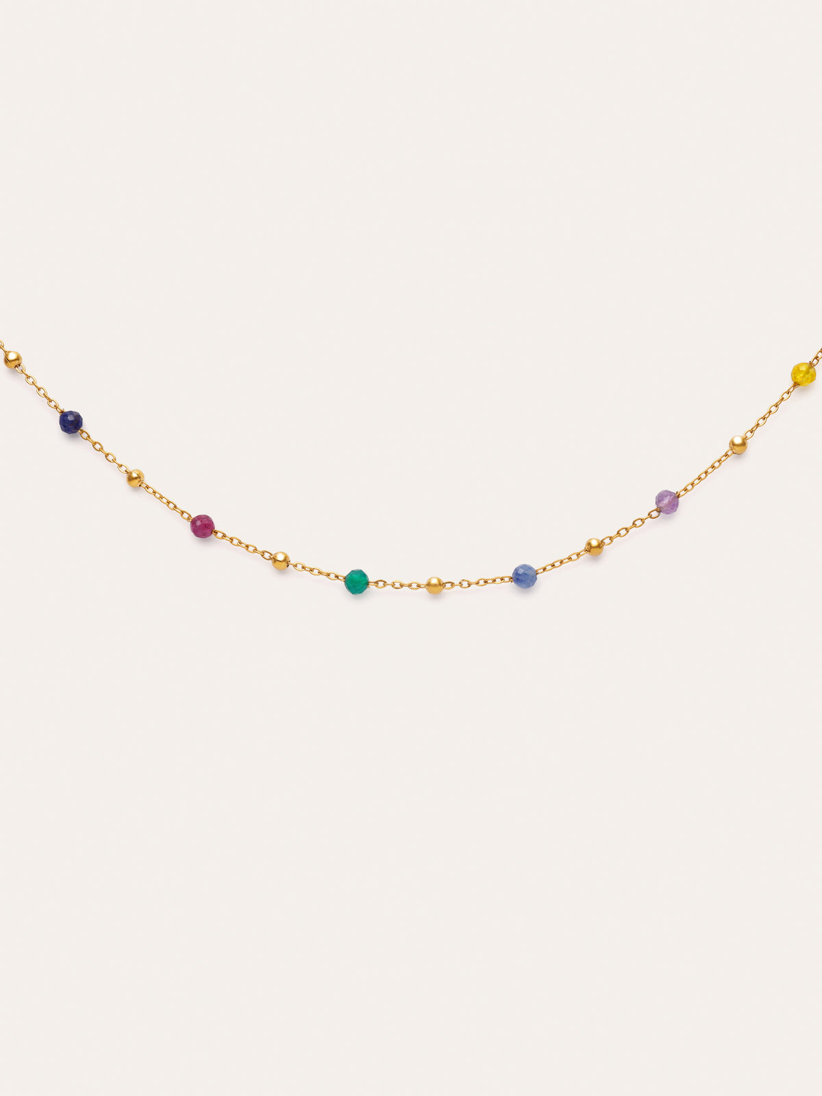Collana Sophie Colors Acciaio Placcata Oro