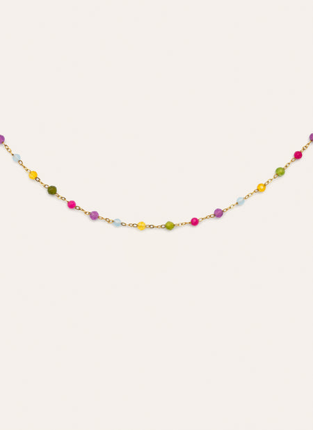 Stella Color Stainless Steel Gold Necklace