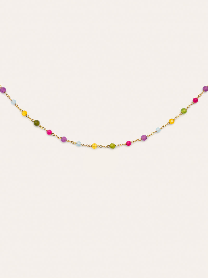Stella Color Stainless Steel Gold Necklace