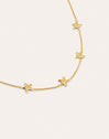 Starfish Enamel Colors Gold Necklace