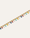 Swing Dots Colors Enamel Gold Necklace