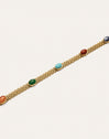 Tape Stones Stainless Steel Gold Choker 