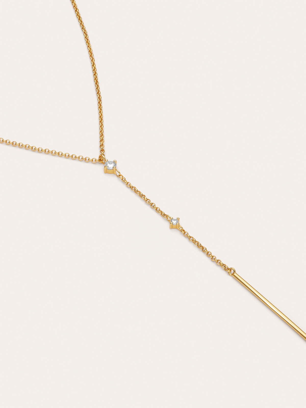 Imagen detalle de Colar Y Sparks Stick Banho Ouro