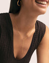 Y Stick Gold Necklace