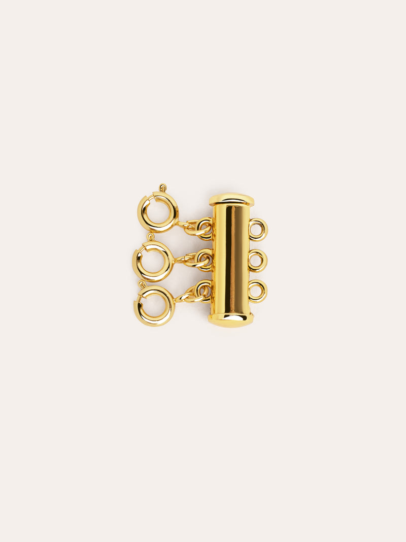 3-Way Layering Connector – Gold-Plated Stainless Steel