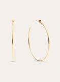 Pendientes Aro Ankara Heart XL Acero Baño Oro