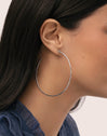Pendientes Aro Ankara Heart XL Acero