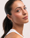 Orecchini a Cerchio Aby Sparks Placcati in Oro - vista 4