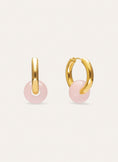 Carmen True Rose Creolen Ohrringe Edelstahl mit Goldbeschichtung