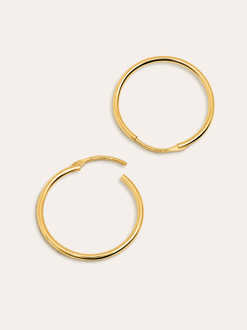 Ana M Gold Hoop Earrings