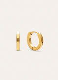 Orecchini a Cerchio 10mm Acciaio Placcati Oro